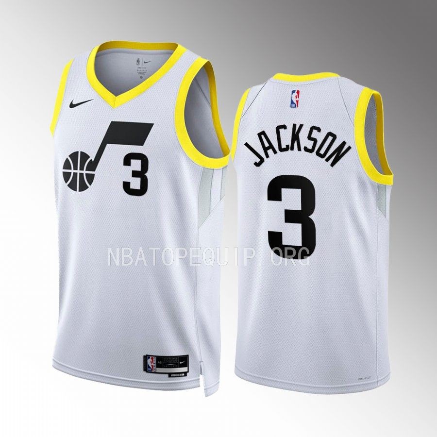 Frank Jackson Utah Jazz White #3 Association Edition Jersey Swingman