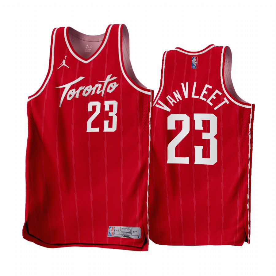 Fred VanVleet Toronto Raptors Red #23 Earned Edition Jersey