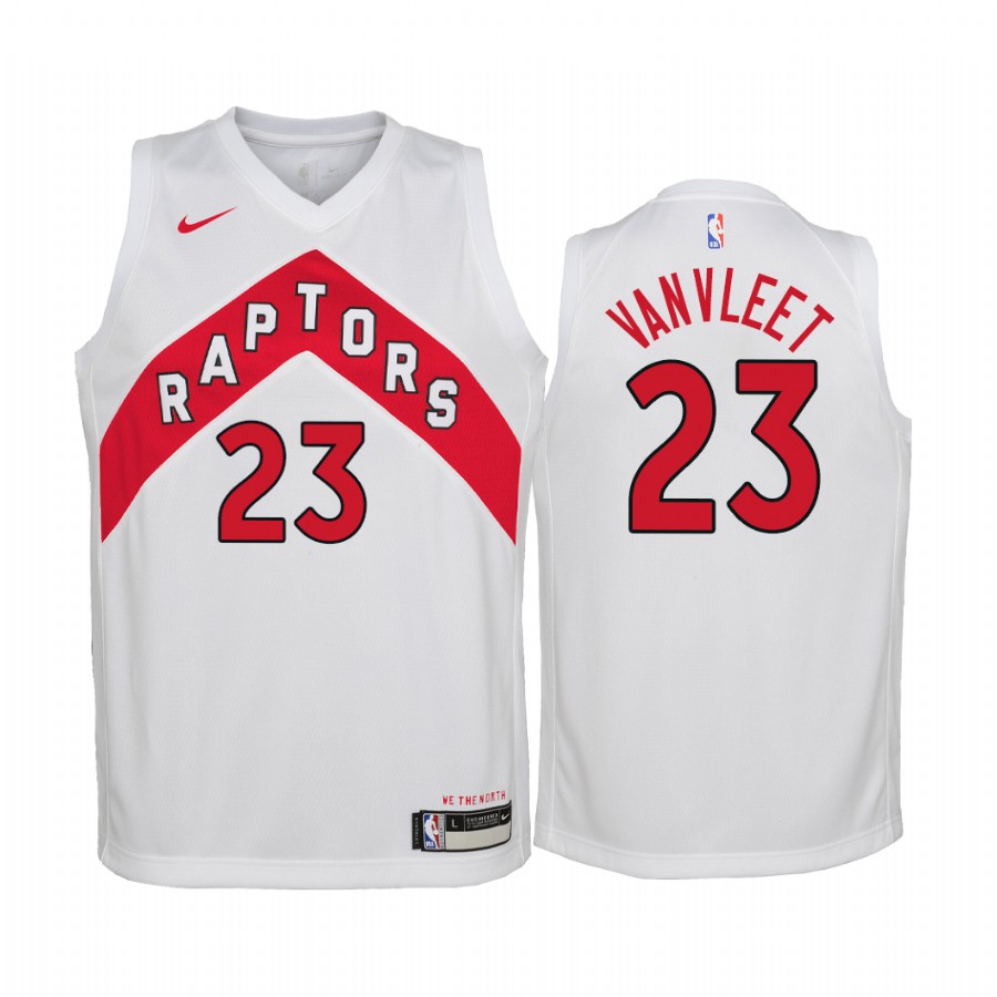 Fred VanVleet Toronto Raptors Association Youth Jersey - White