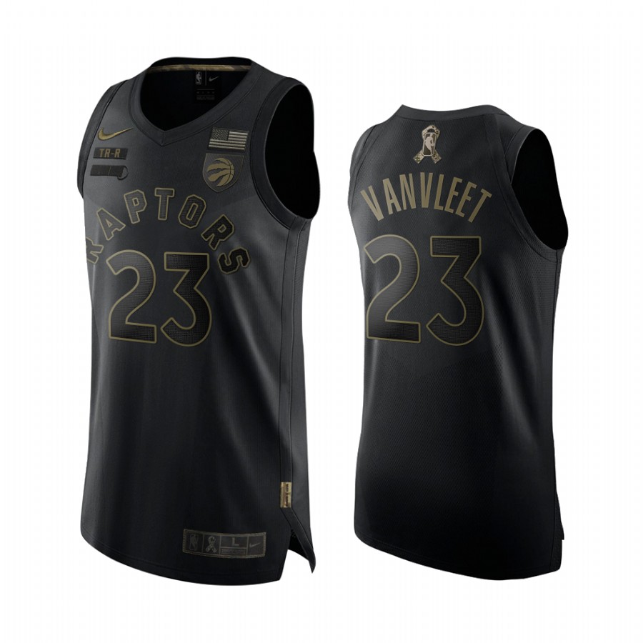 Fred VanVleet Toronto Raptors Salute To Service Black Jersey