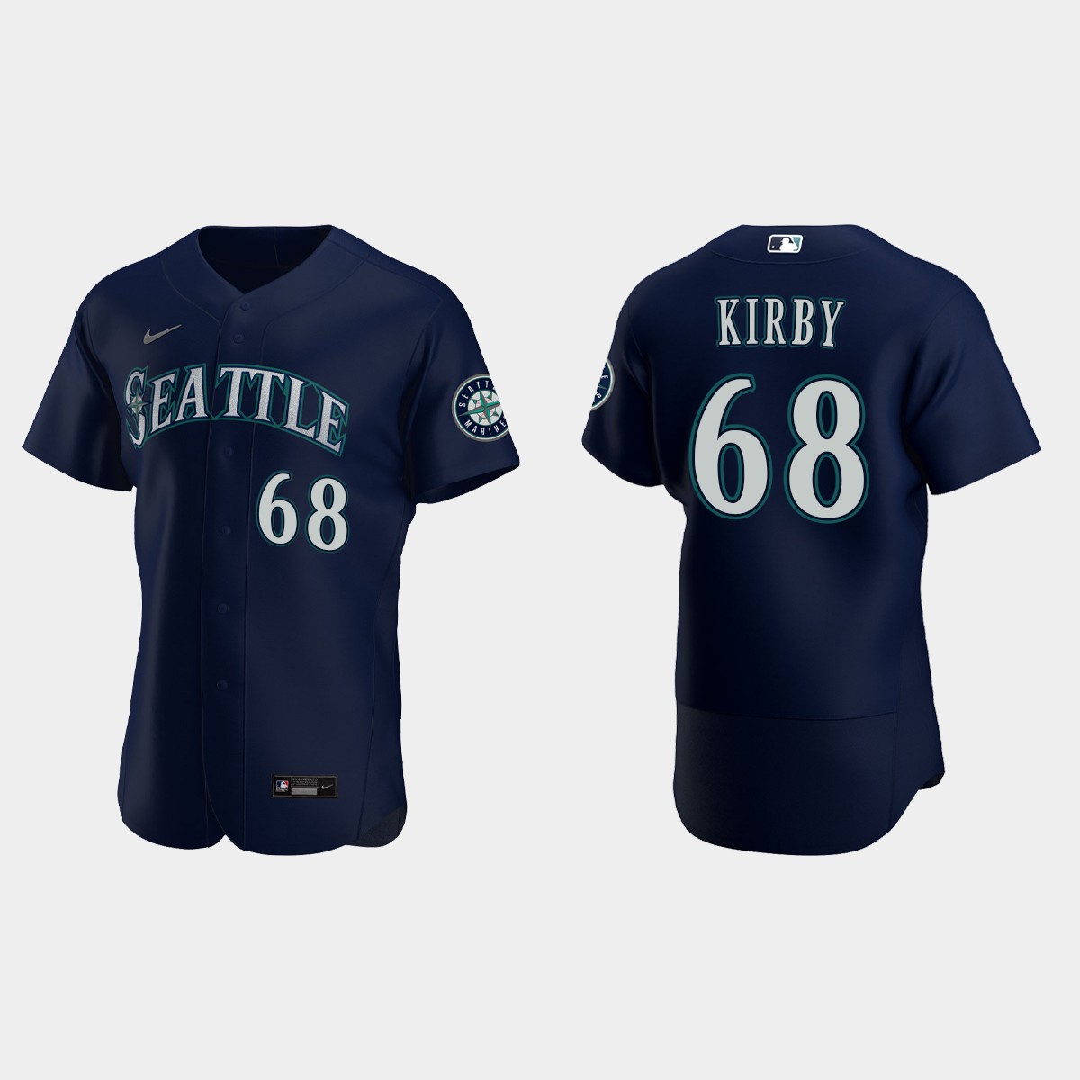 George Kirby Seattle Mariners Jersey - Navy