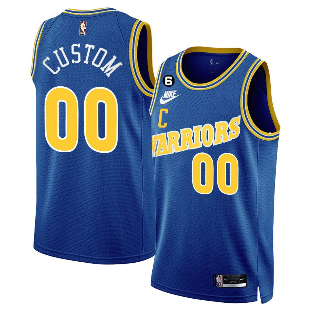 Golden State Warriors Players Custom Classic Jersey - All Stitched