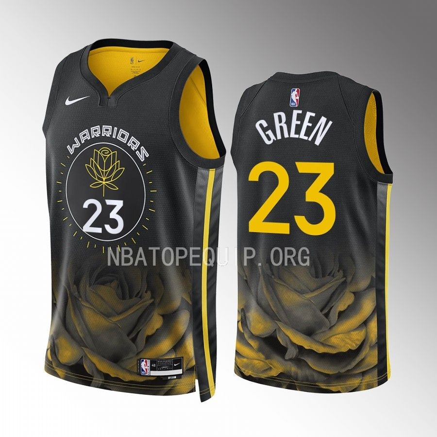 Golden State Warriors Draymond Green City Edition Black #23 Jersey Swingman