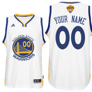 Golden State Warriors Home White  The Final Games Custom Jersey