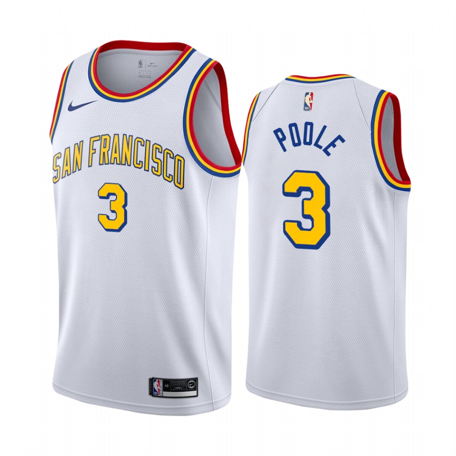 Golden State Warriors Jordan Poole White Classic Edition Jersey