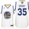 Golden State Warriors Kevin Durant Golden State Warriors #35 Home White  The Final Games Jersey