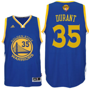 Golden State Warriors Kevin Durant Golden State Warriors #35 Road Blue  The Final Games Jersey
