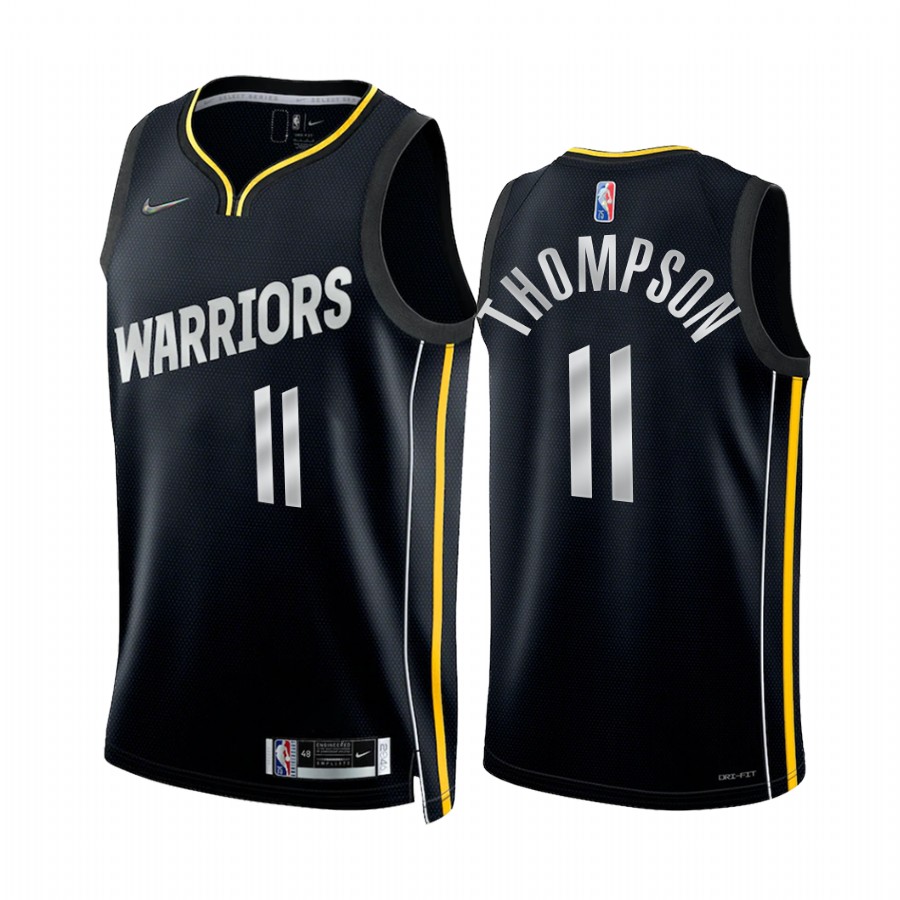 Golden State Warriors Klay Thompson #11 Select Series Black Jersey