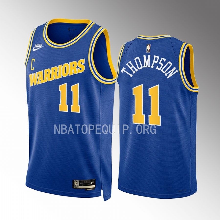 Golden State Warriors Klay Thompson Classic Edition Blue #11 Jersey Swingman