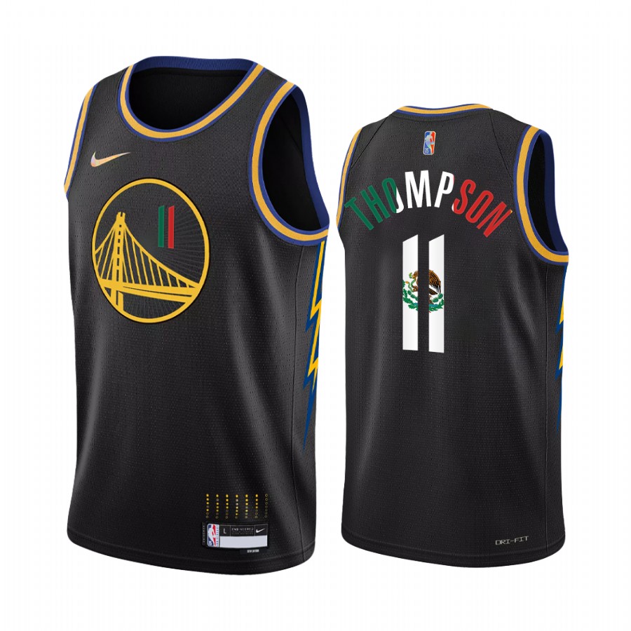 Golden State Warriors Klay Thompson Black Special Mexico Edition Jersey