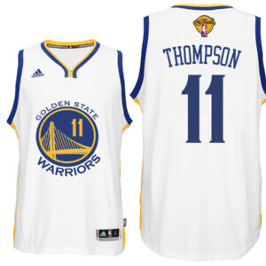 Golden State Warriors Klay Thompson Golden State Warriors #11 Home White  The Final Games Jersey
