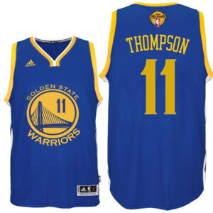 Golden State Warriors Klay Thompson Golden State Warriors #11 Road Blue  The Final Games Jersey