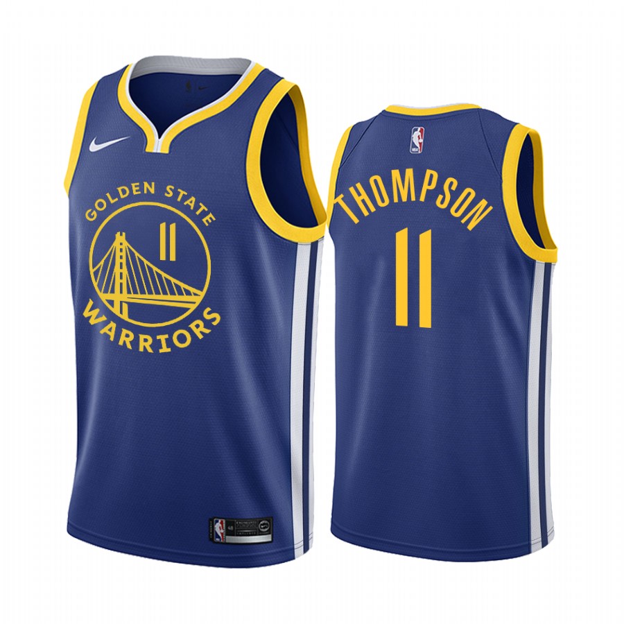 Golden State Warriors Klay Thompson Royal Icon New Uniform Jersey