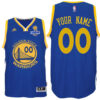 Golden State Warriors Road Blue  The Final Games Champions Patch Custom Jersey