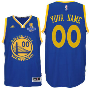 Golden State Warriors Road Blue  The Final Games Champions Patch Custom Jersey