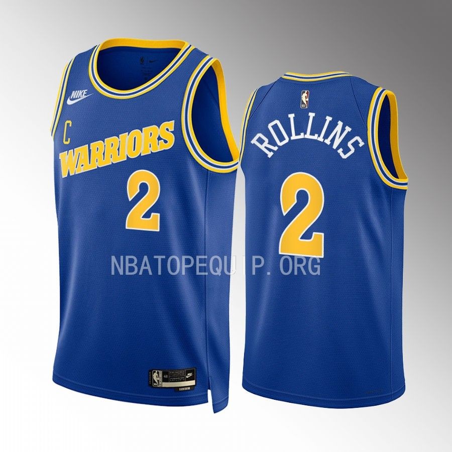 Golden State Warriors Ryan Rollins Classic Edition Blue #2 Jersey Swingman