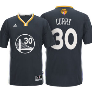 Golden State Warriors Stephen Curry Golden State Warriors #30 Alternate Black  The Final Games Jersey