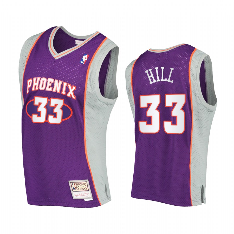 Grant Hill #33 Phoenix Suns Hardwood Classics Jersey Purple