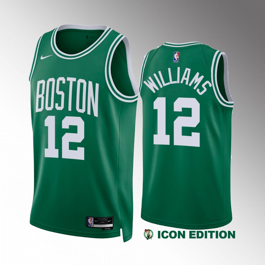 Grant Williams Boston Celtics Green #12 Icon Edition Jersey Swingman