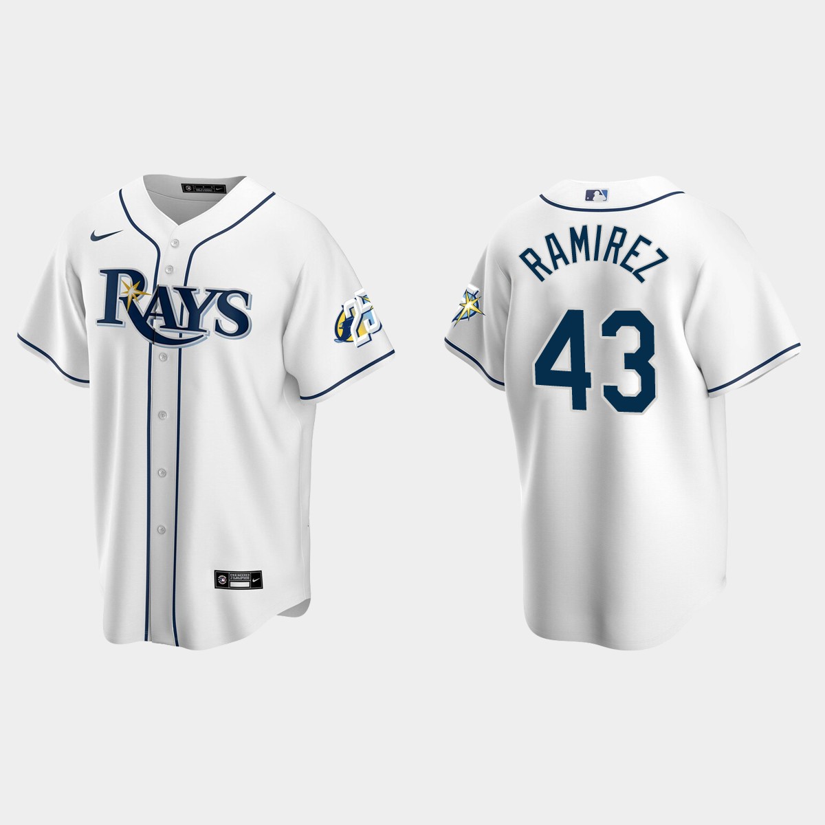 Harold Ramirez Tampa Bay Rays 25th Anniversary Jersey - White