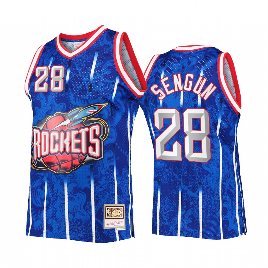 Houston Rockets Lunar New Year Alperen Sengun Jersey Blue Mitchell Ness