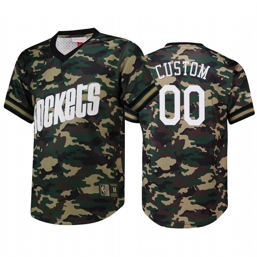 Houston Rockets Custom Camo HWC Jersey