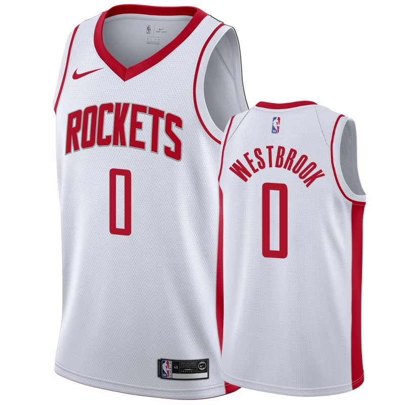 Houston Rockets Russell Westbrook #0 Association Men's Jersey