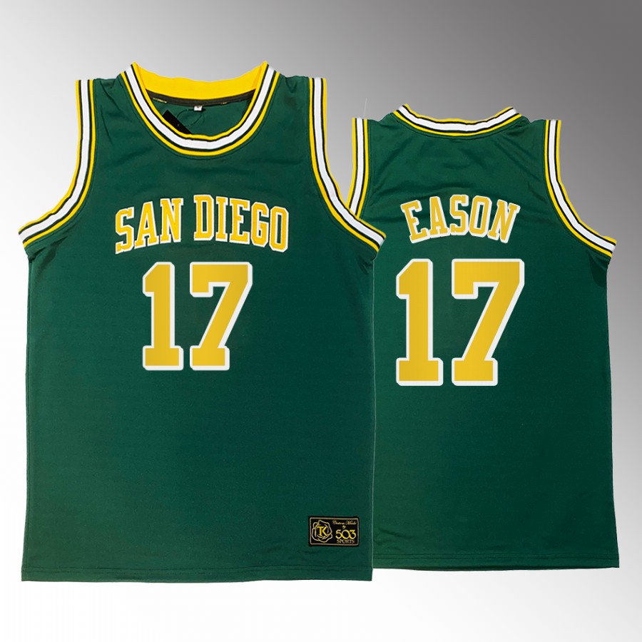 Houston Rockets Tari Eason Heritage 1996-1971 #17 Green Jersey