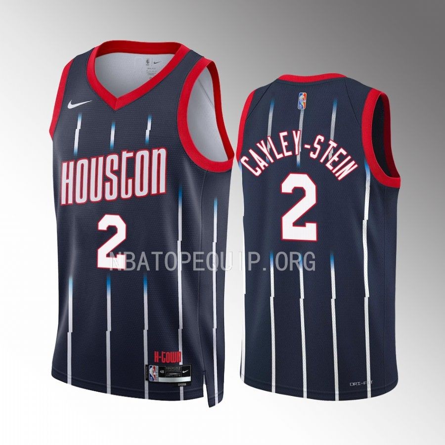 Houston Rockets Willie Cayley-Stein City Edition Navy #2 Jersey Swingman