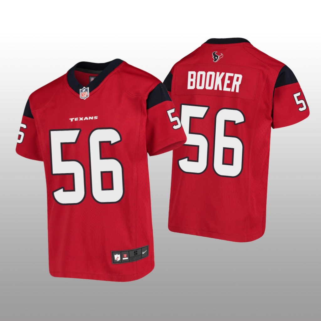 Houston Texans Thomas Booker Red Jersey Game - Youth