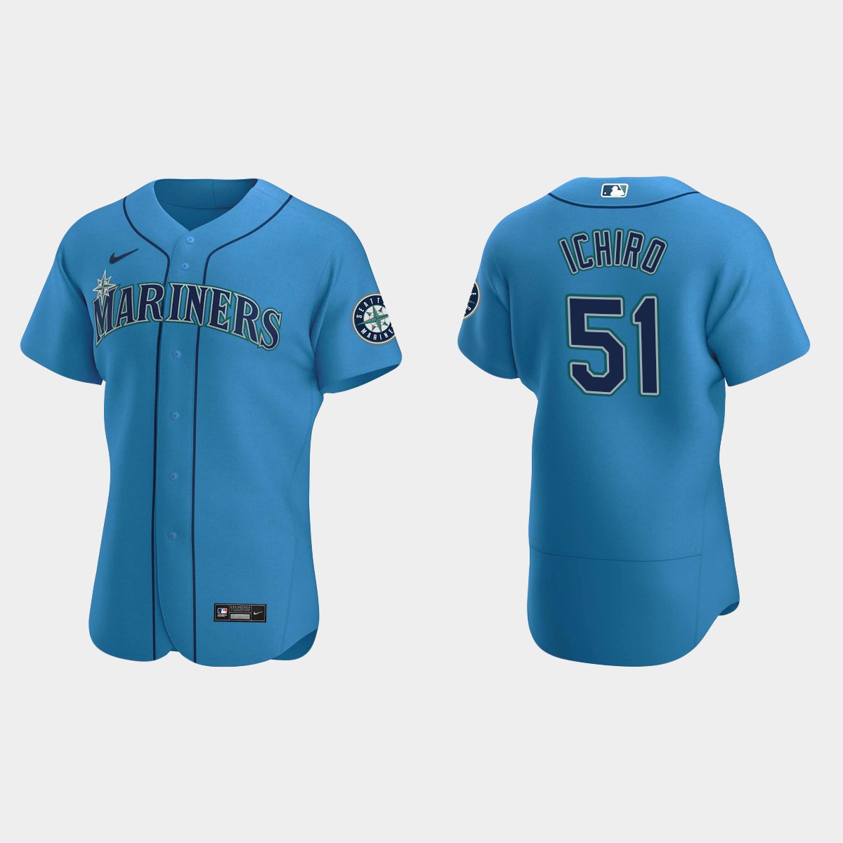 Ichiro Suzuki #51 Seattle Mariners Royal Alternate Jersey