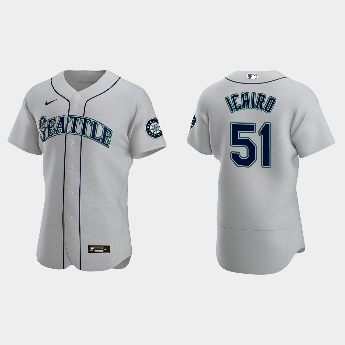 Ichiro Suzuki Seattle Mariners Jersey - Gray