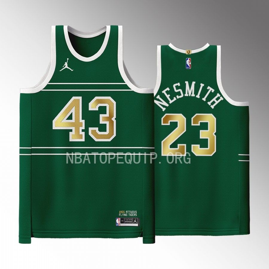 Indiana Pacers Black History Month Aaron Nesmith Green #23 Jersey 1955 Crispus Attucks