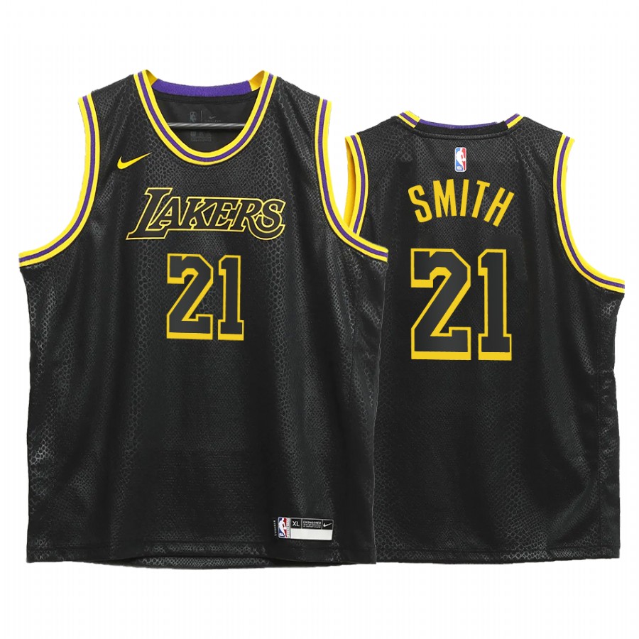 J. R. Smith Los Angeles Lakers youth Black Mamba Inspired City Jersey