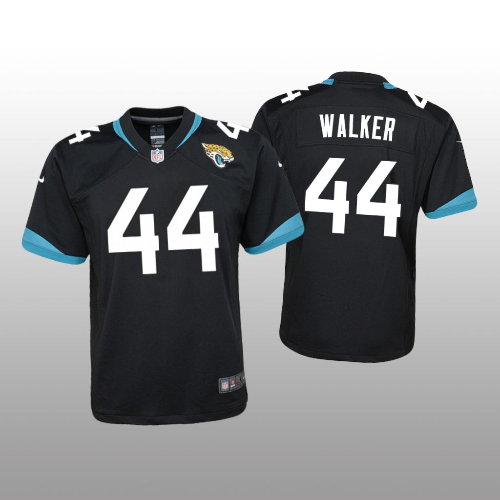 Jacksonville Jaguars Travon Walker Black Jersey Game - Youth