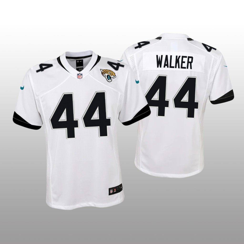 Jacksonville Jaguars Travon Walker White Jersey Game - Youth