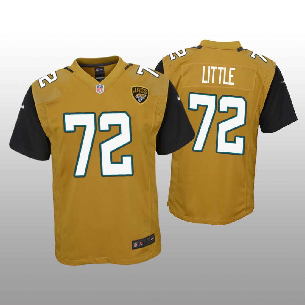 Jacksonville Jaguars Walker Little Gold Jersey Color Rush Game - Youth