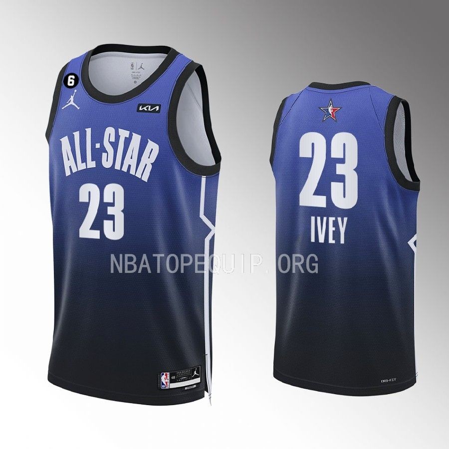 Jaden Ivey All-Star Draft Blue Jersey Detroit Pistons #23