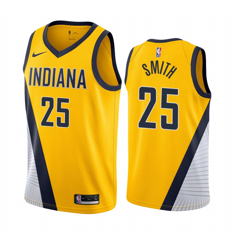 Jalen Smith Indiana Pacers Gold #25 Statement Edition Jersey Trade