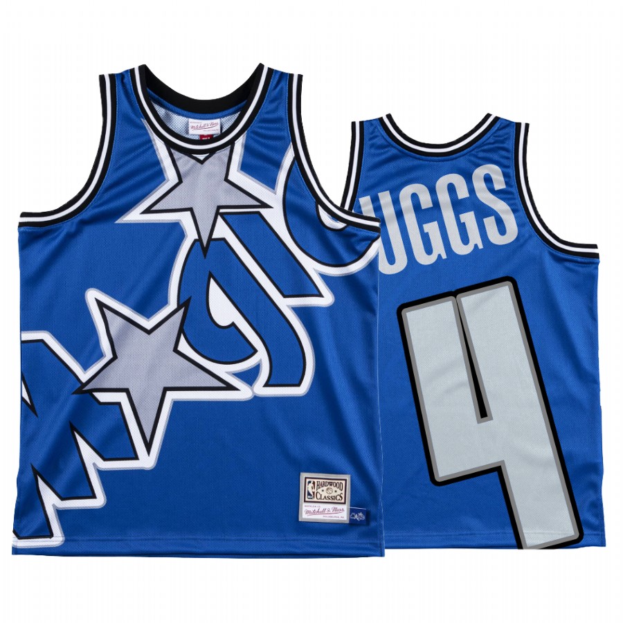 Jalen Suggs 4 Orlando Magic Big Face Blue Jersey Draft