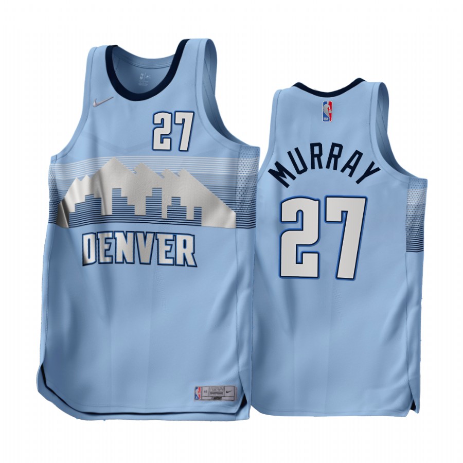 Jamal Murray Denver Nuggets Blue #27 Earned Edition Jersey
