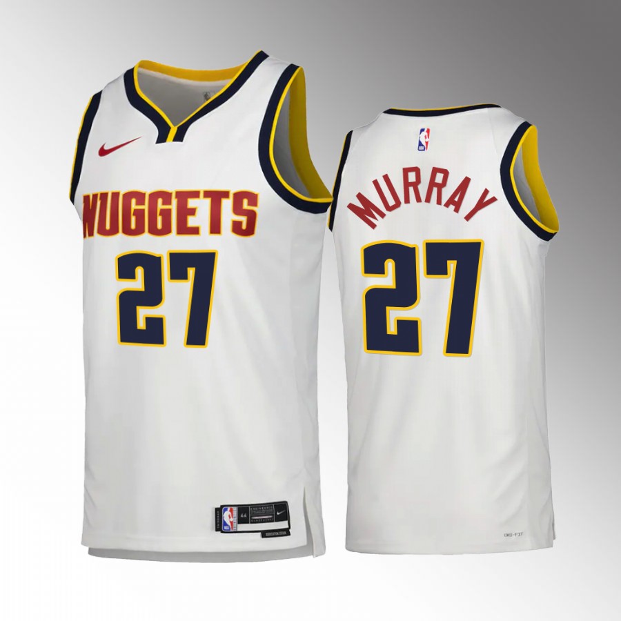 Jamal Murray Denver Nuggets White #27 Association Edition Jersey Swingman