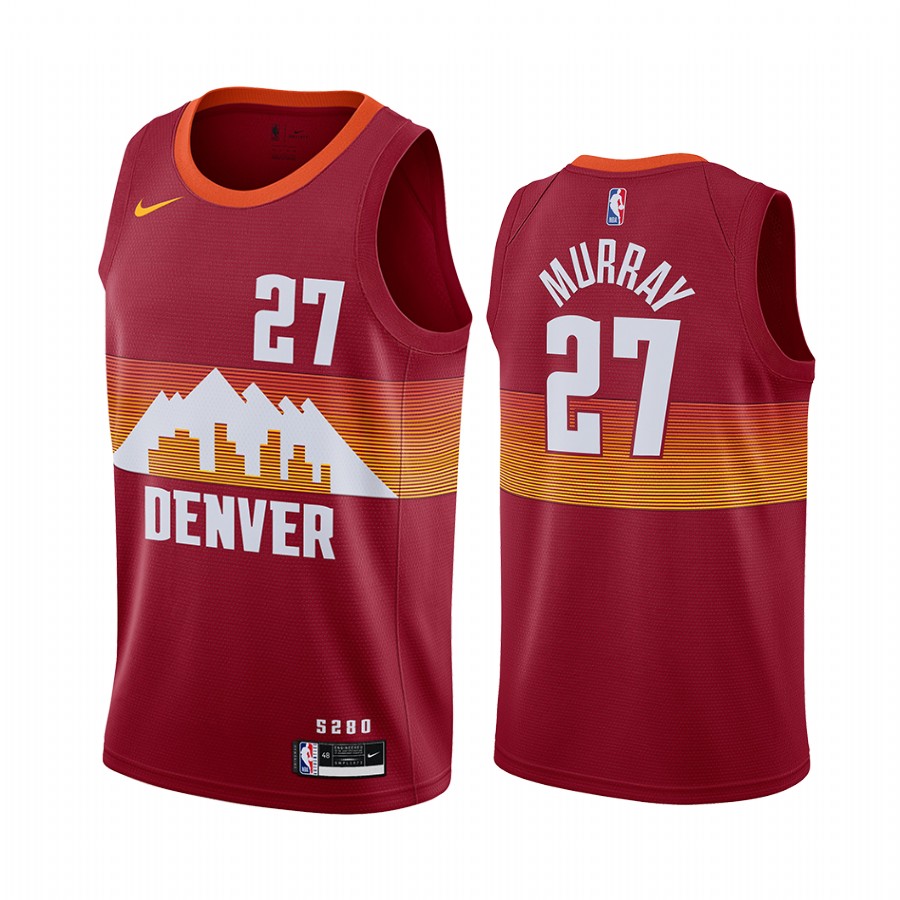 Jamal Murray Denver Nuggets  Orange City Edition Jersey social Recap