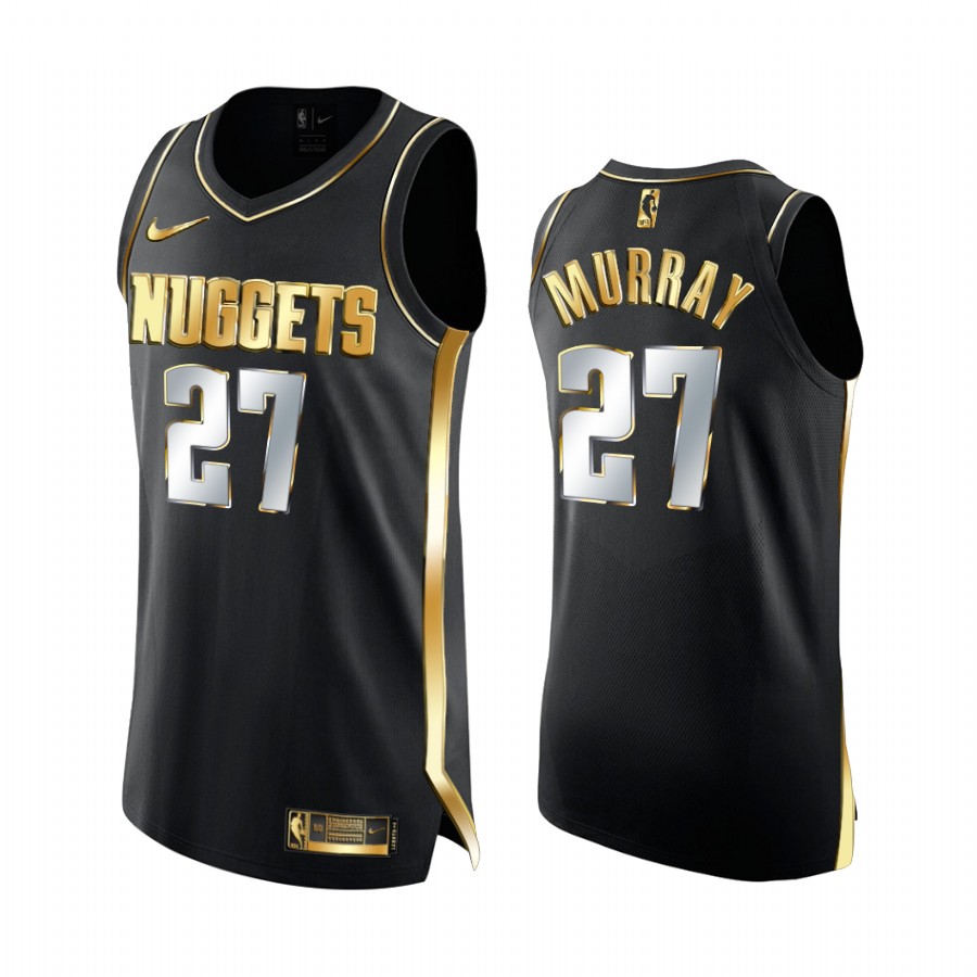 Jamal Murray Denver Nuggets Black Golden  Jersey Limited Edition