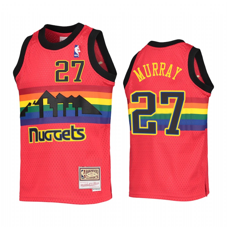 Jamal Murray Denver Nuggets Youth Red Reload Jersey Throwback