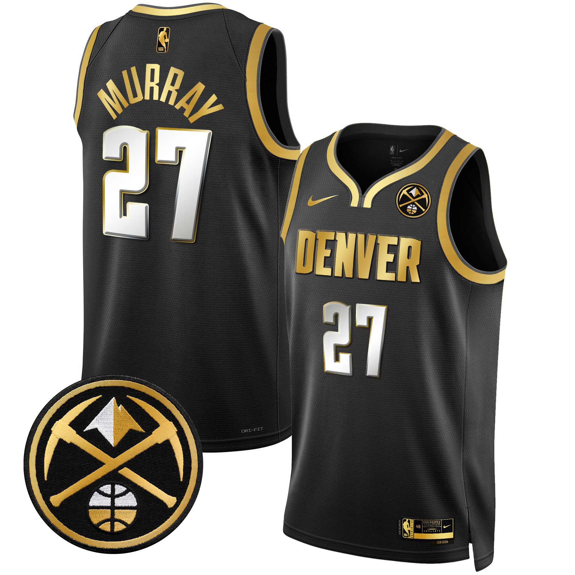 Jamal Murray Men's Denver Nuggets Swingman Black Limited Jersey - All Stitched