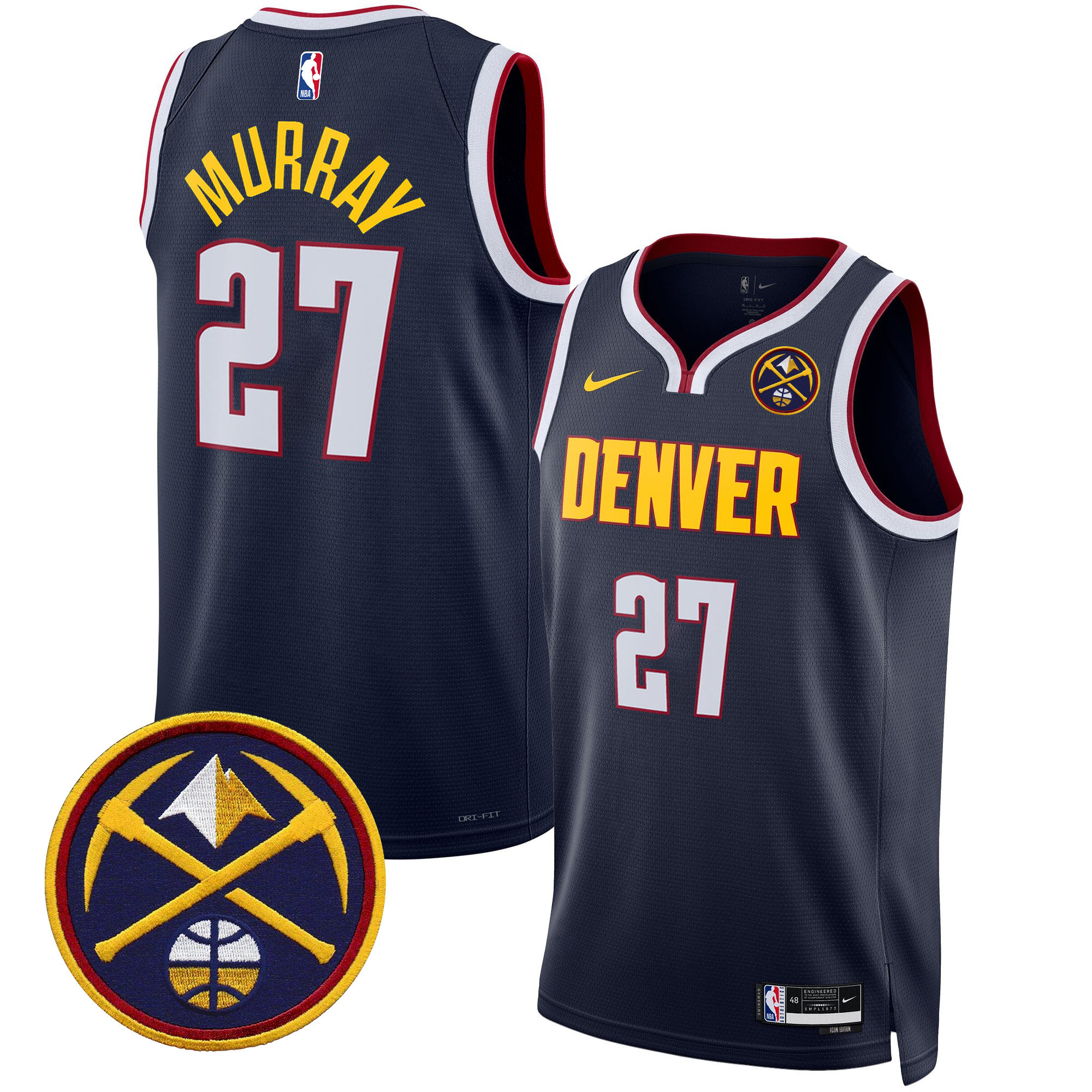 Jamal Murray Men's Denver Nuggets Swingman Icon Jersey - All Stitched
