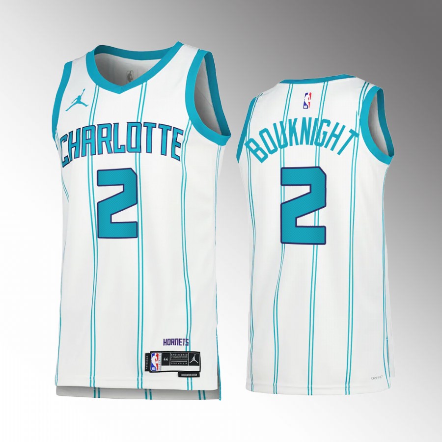 James Bouknight Charlotte Hornets White #2 Association Edition Jersey Swingman