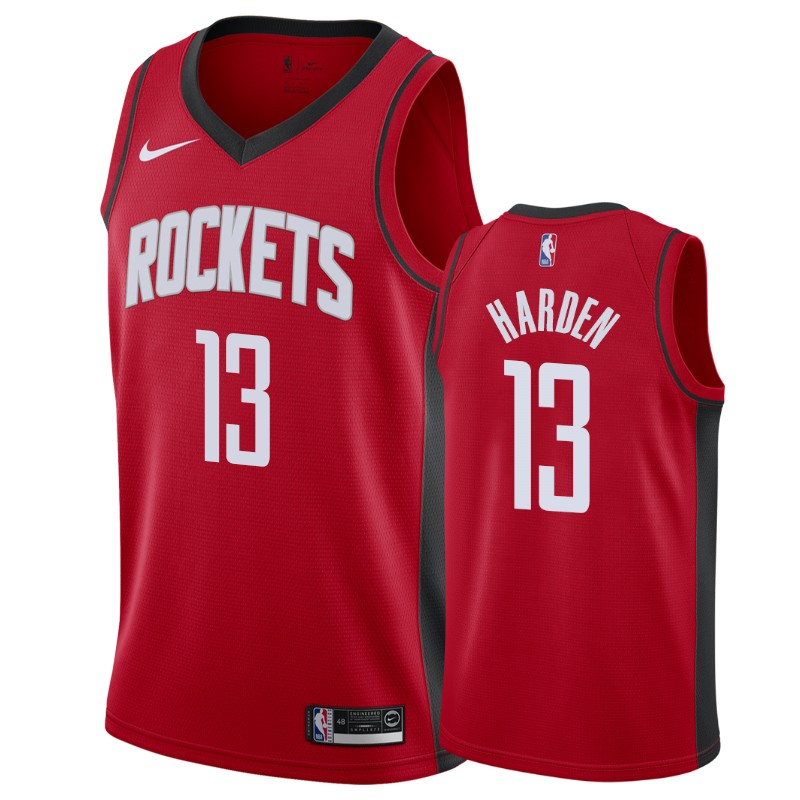 James Harden Houston Rockets #13 Icon Men's Jersey - Red