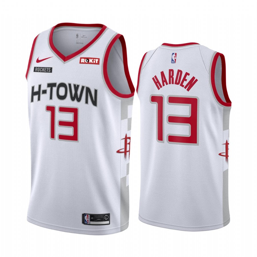 James Harden Houston Rockets City Edition White Jersey